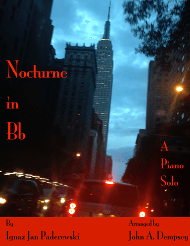 Nocturne in Bb (in C): Romantic Piano (arr. John A. Dempsey)