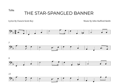 THE STAR-SPANGLED BANNER (arr. Alex Nunes Rodrigues)