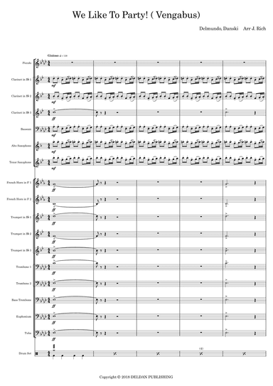 We Like To Party! (arr. J. Rich)
