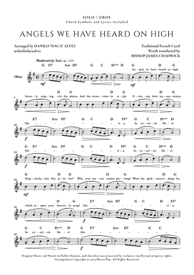 Angels We Have Heard On High (arr. Danilo "Daca" Alves)