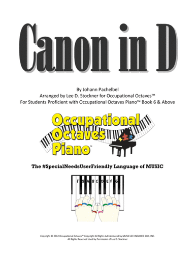 Canon in D (Occupational Octaves™) (arr. Lee D. Stockner)