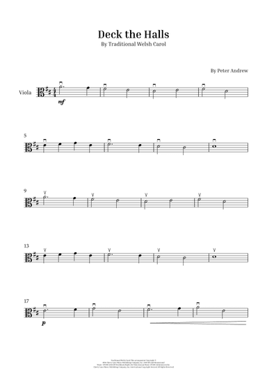 Deck the Halls (arr. Peter Andrew)