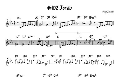 Jordu (arr. John Fries)