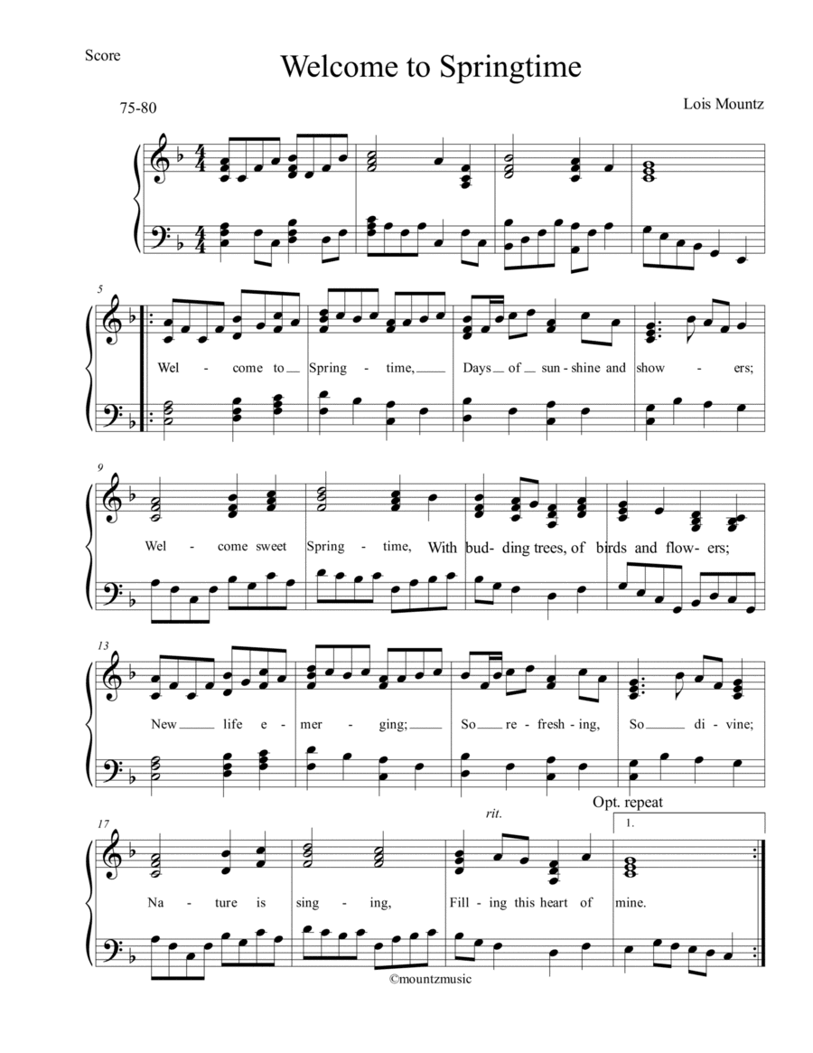 Welcome to Springtime