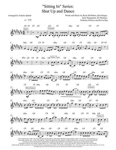 Shut Up And Dance (arr. Natalie Spehar)