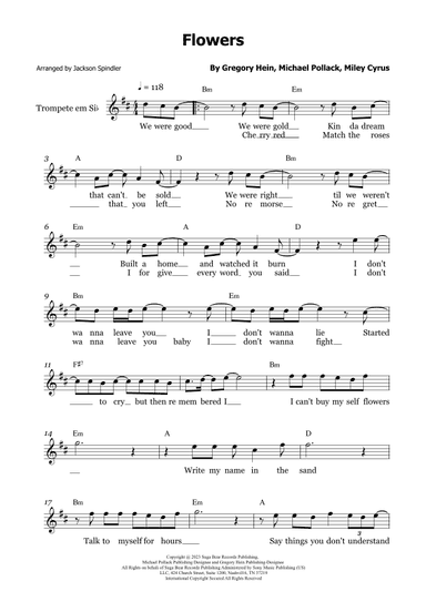 Flowers (arr. Jackson Spindler)