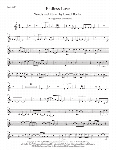 Endless Love (arr. Kevin Busse)