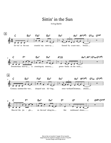 Sittin' In The Sun (arr. Charlie Lee)