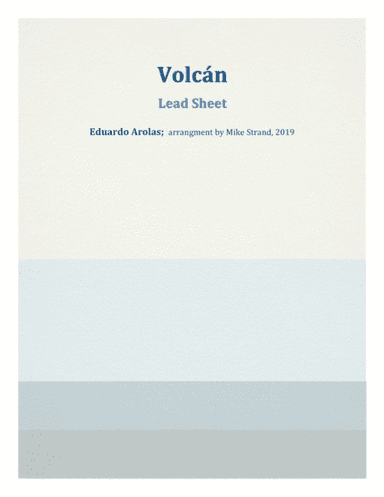 Volcán (arr. Mike Strand)