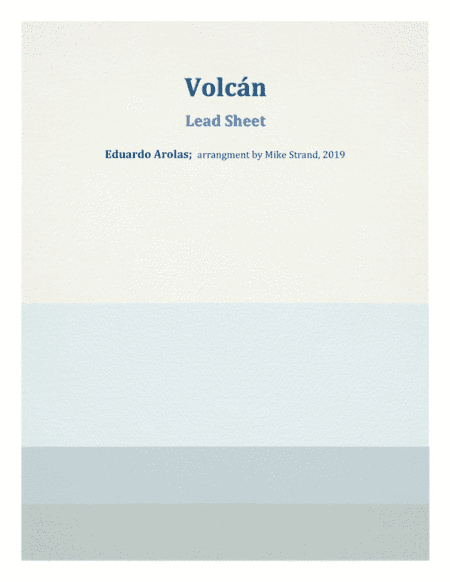 Volcán (arr. Mike Strand)