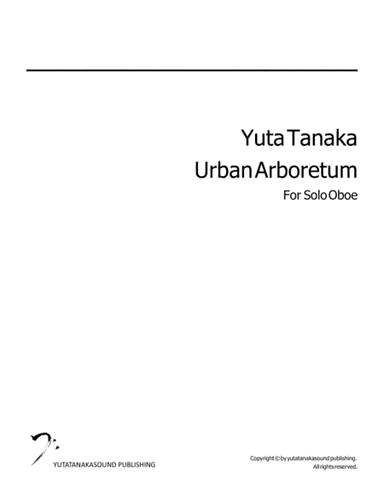 Urban Arboretum for Solo Oboe