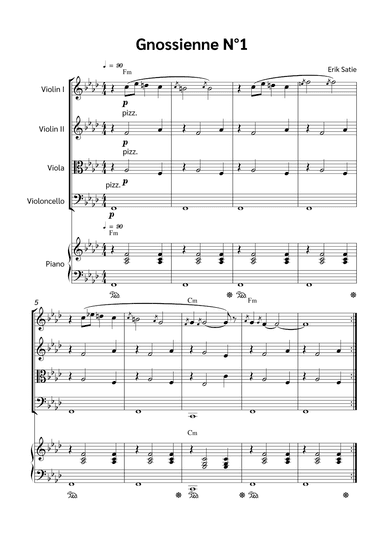 Gnossienne N°1 (arr. Jackson Spindler)