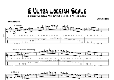 E Ultra Locrian Scale (4 Ways to Play)