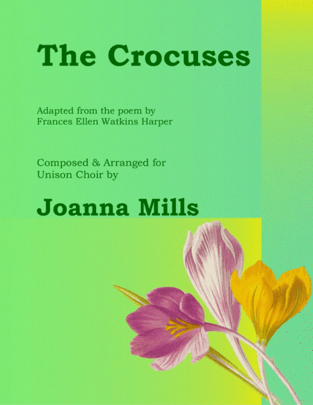 The Crocuses (for Unison Choir)