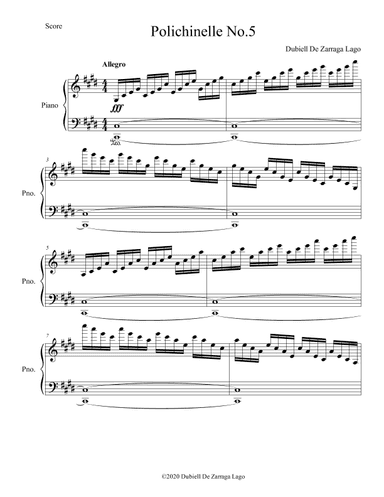 Polichinelle No.4 C# minor