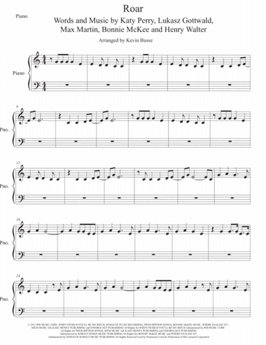 Roar (arr. Kevin Busse)