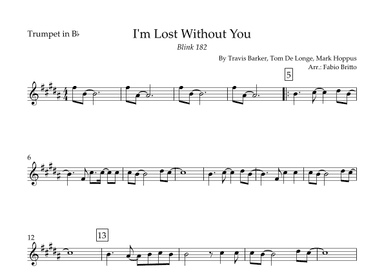 I'm Lost Without You (arr. Fabio Britto)