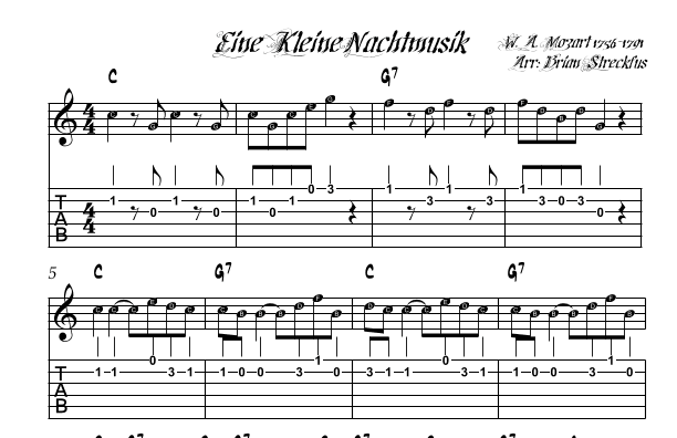 Eine Kleine Nachtmusik K. 525 (a Little Night Music) (arr. Brian Streckfus)