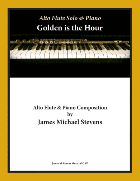 Golden is the Hour - Alto Flute & Piano