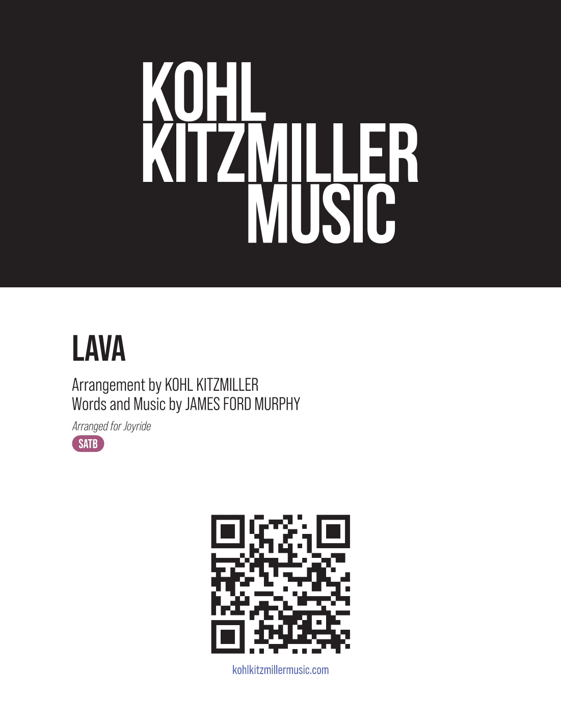 Lava (arr. Kohl Kitzmiller)