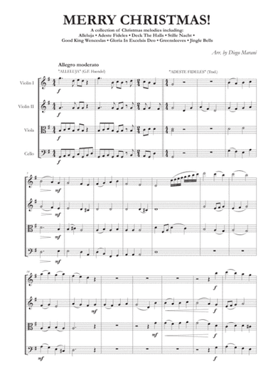 "Merry Christmas!" for String Quartet (arr. Diego Marani)