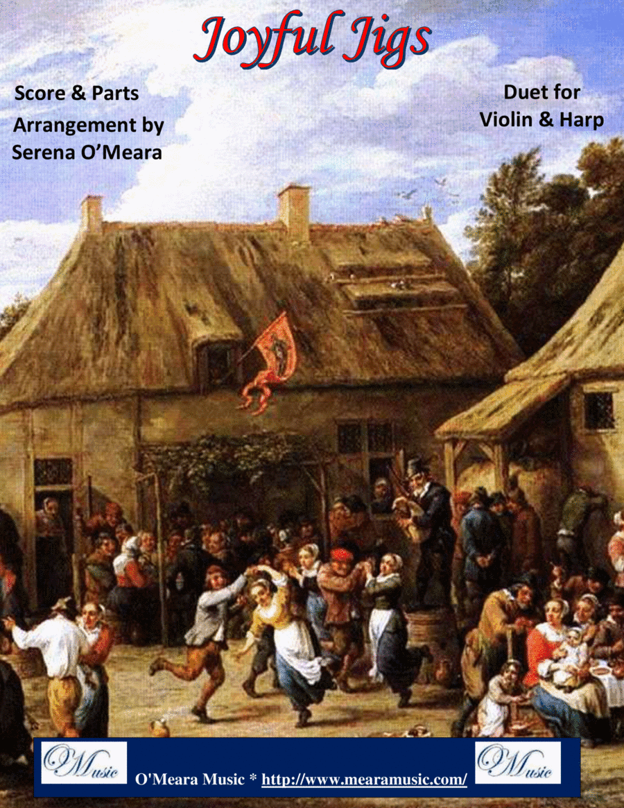 Joyful Jigs, Duet for Violin and Harp (arr. Serena O’Meara)