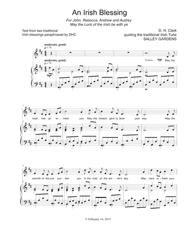An Irish Blessing (arr. D. H. Clark)