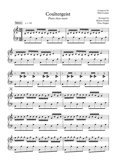Coultergeist (arr. Theo Degler)