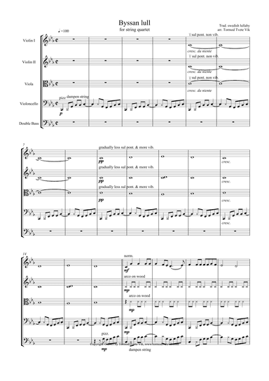 Byssan lul (arr. Tormod Tvete Vik)