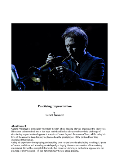 Practicing Improvisation- method