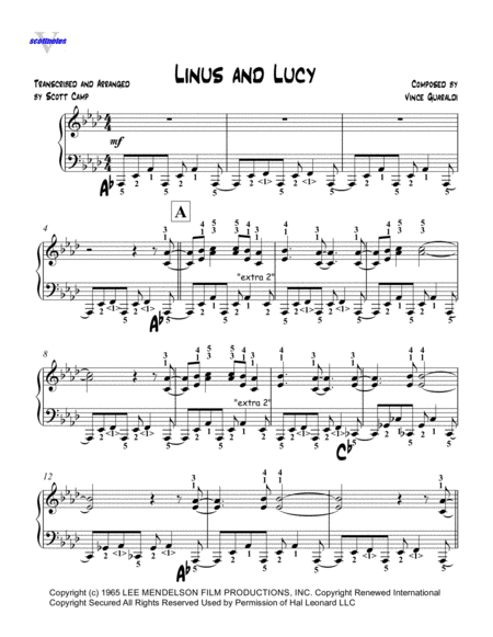 Linus And Lucy (arr. Scott Camp)