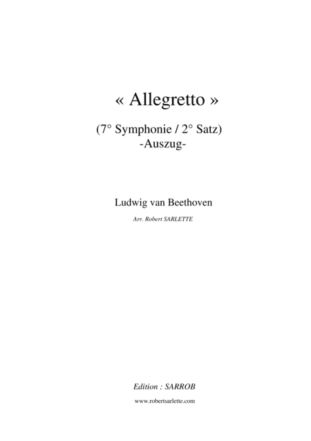 Allegretto (arr. R. Sarlette)