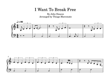I Want To Break Free (arr. Thiago Marconato)