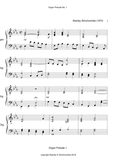 Organ Prelude Op. 7