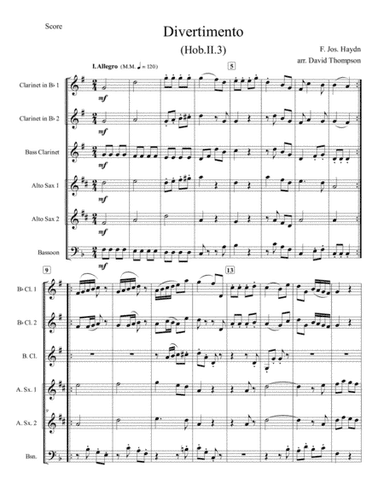 Serenade (arr. David Thompson)