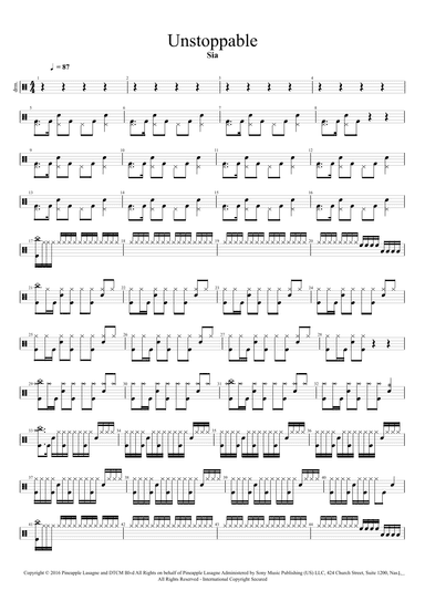 Unstoppable (arr. Cyril Mayer)