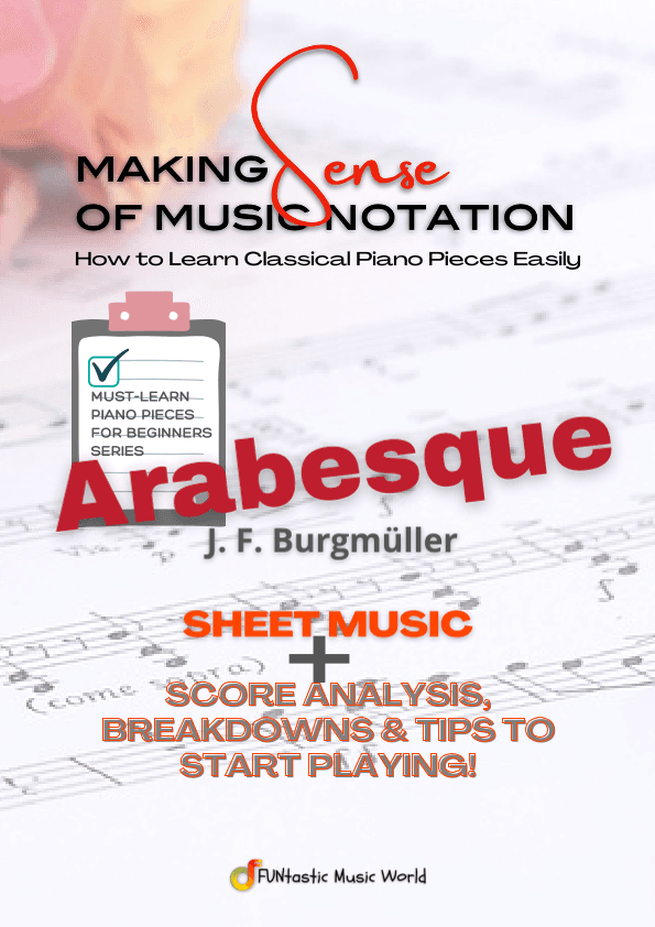 Arabesque by J. F. Burgmüller - Must-Learn Classical Piano for Beginners (arr. FUNtastic Music World)