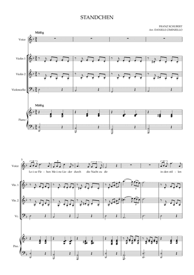 Standchen (arr. Daniele Ciminiello)