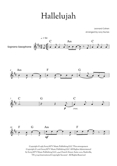 Hallelujah (arr. Levy Nunes)