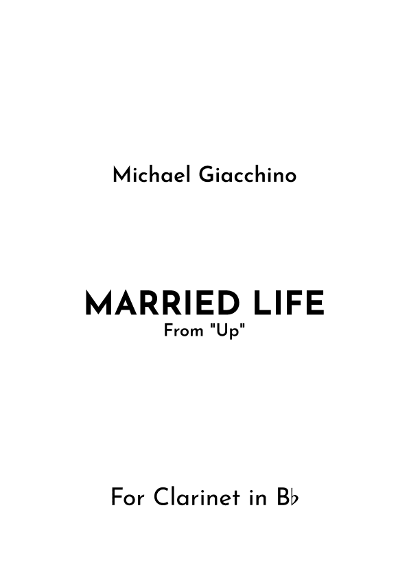 Married Life (arr. Jireh J.)