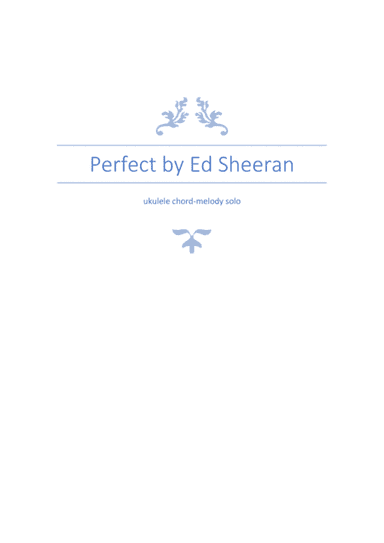 Perfect (arr. Mona Wang)