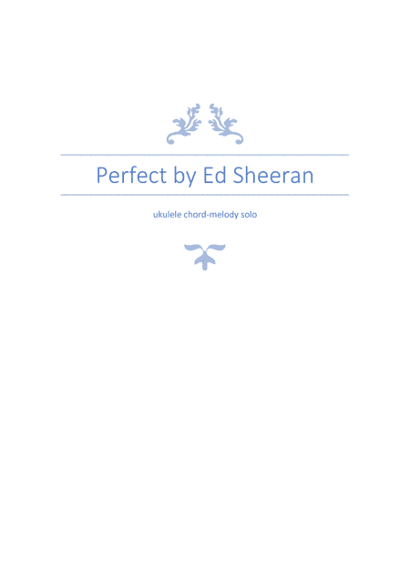 Perfect (arr. Mona Wang)