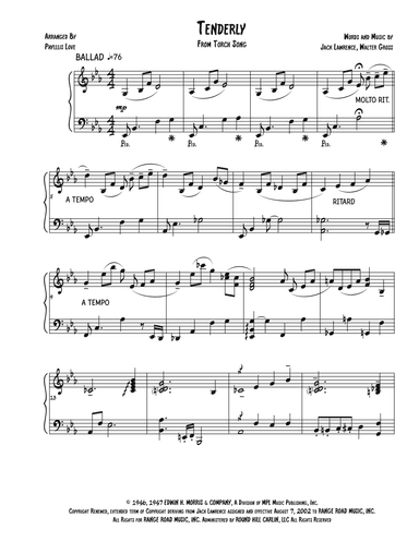 Tenderly (arr. Phyllis Love)