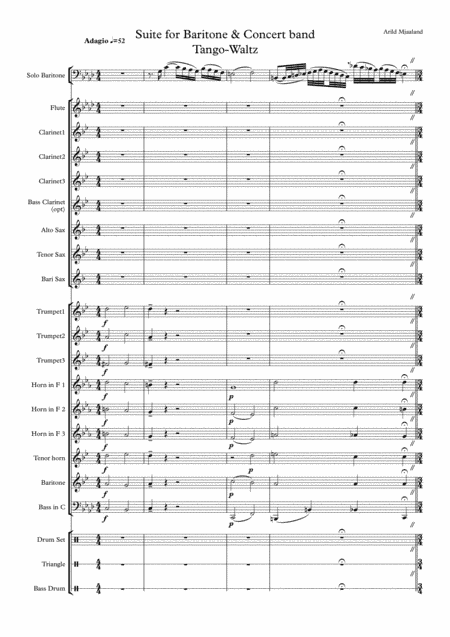 Suite for Baritone and Concert band