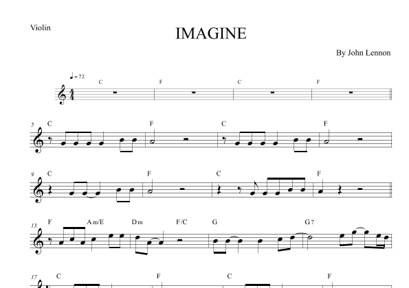 Imagine (arr. Leo Silva)