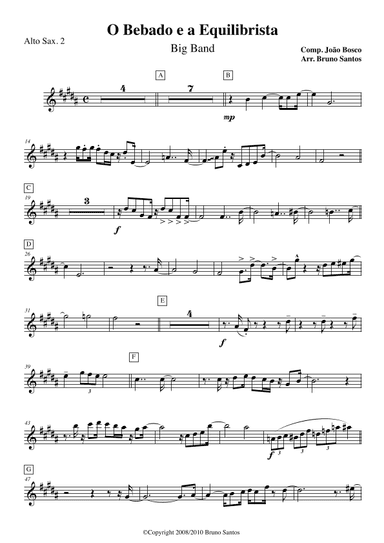 O Bebado E A Equilibrista (arr. Bruno Santos)