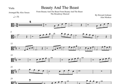 Beauty And The Beast (arr. Alex Souza)