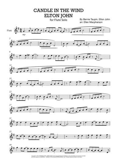 Candle In The Wind (arr. Ellen Macpherson)