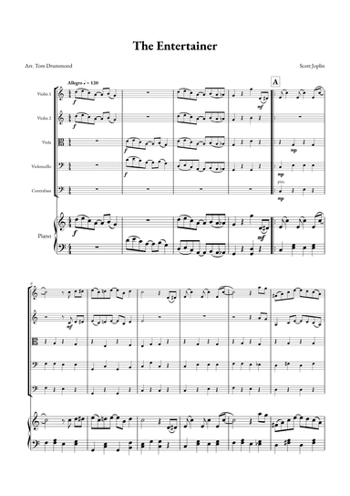 The Entertainer (arr. Tom Drummond)