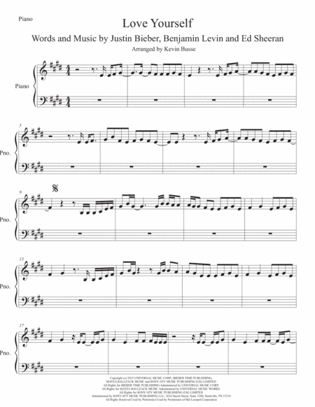 Love Yourself (arr. Kevin Busse)